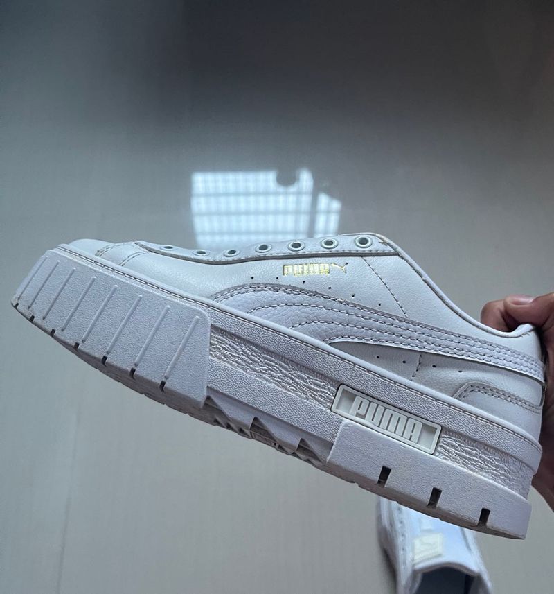 Puma White Platform Sneakers