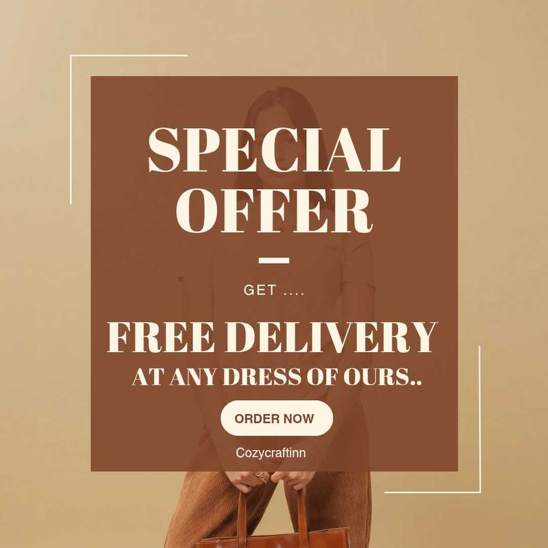 Special Offer: Free Delivery On Dresses