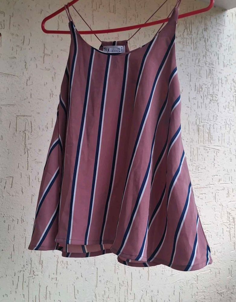 Striped Spaghetti Strap Top
