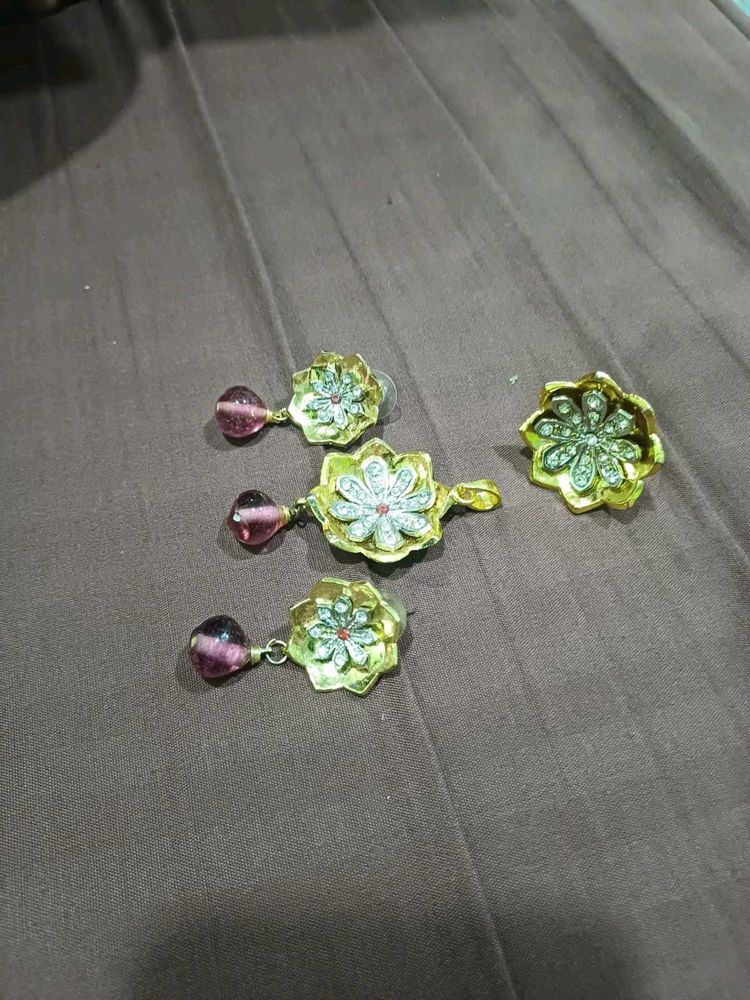Floral Jewelry Set