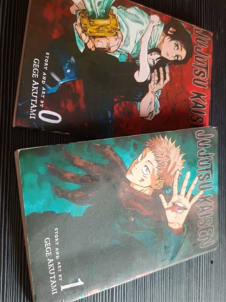 Jujutsu Kaisen Manga Volumes 0 &amp; 1