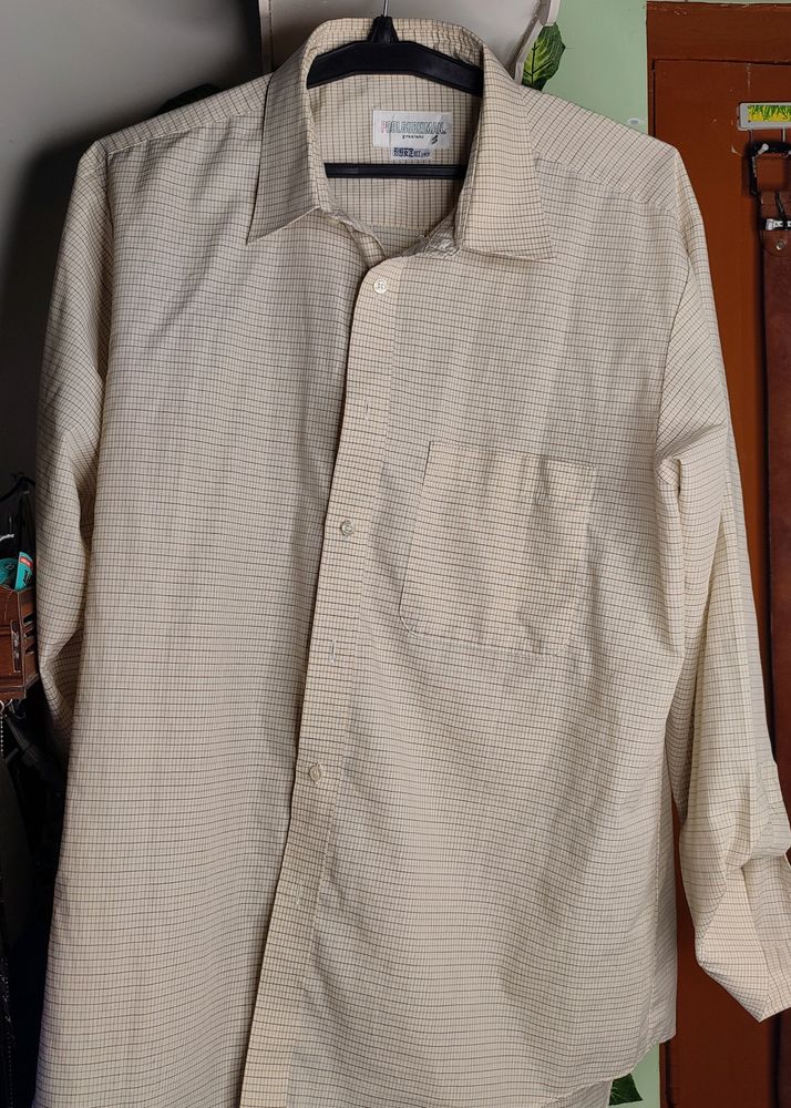 Koriyan Shirt Cream Color