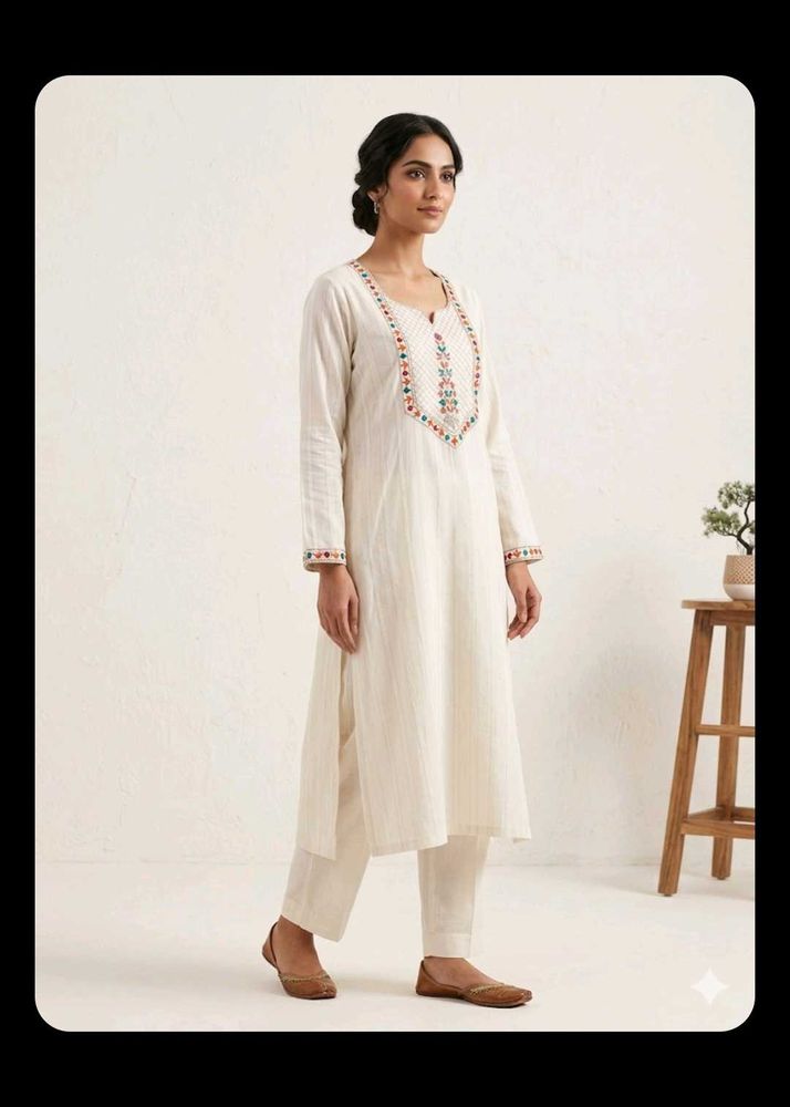Elegant Embroidered Kurta