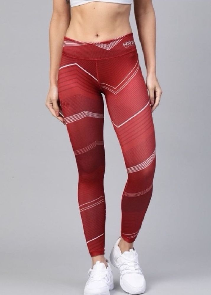 HRX by Hrithik Roshan PrintedWomen Brown Tights