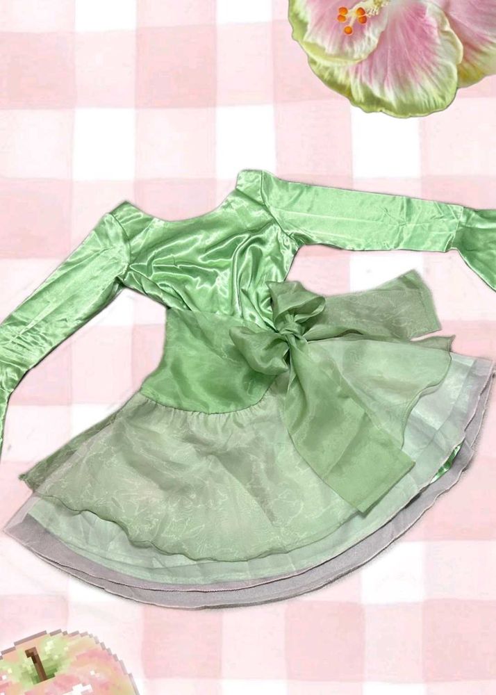 Green Party Dress