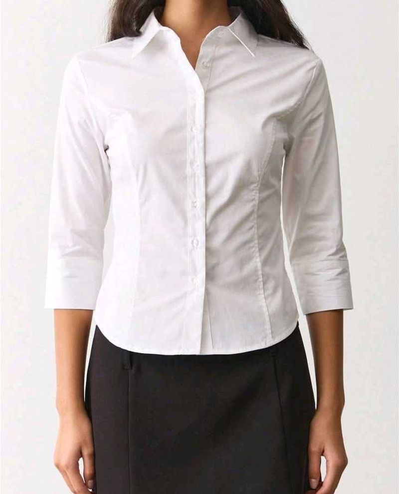 Classic White Collared Shirt