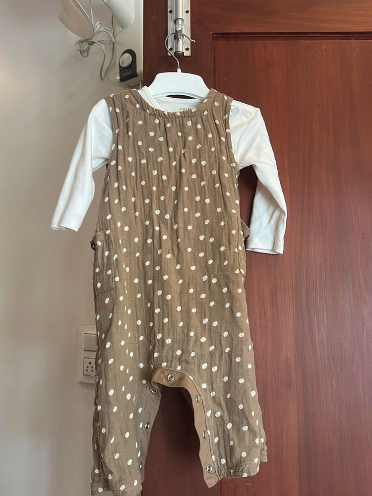 primark Cute Polka Dot Baby Romper Set