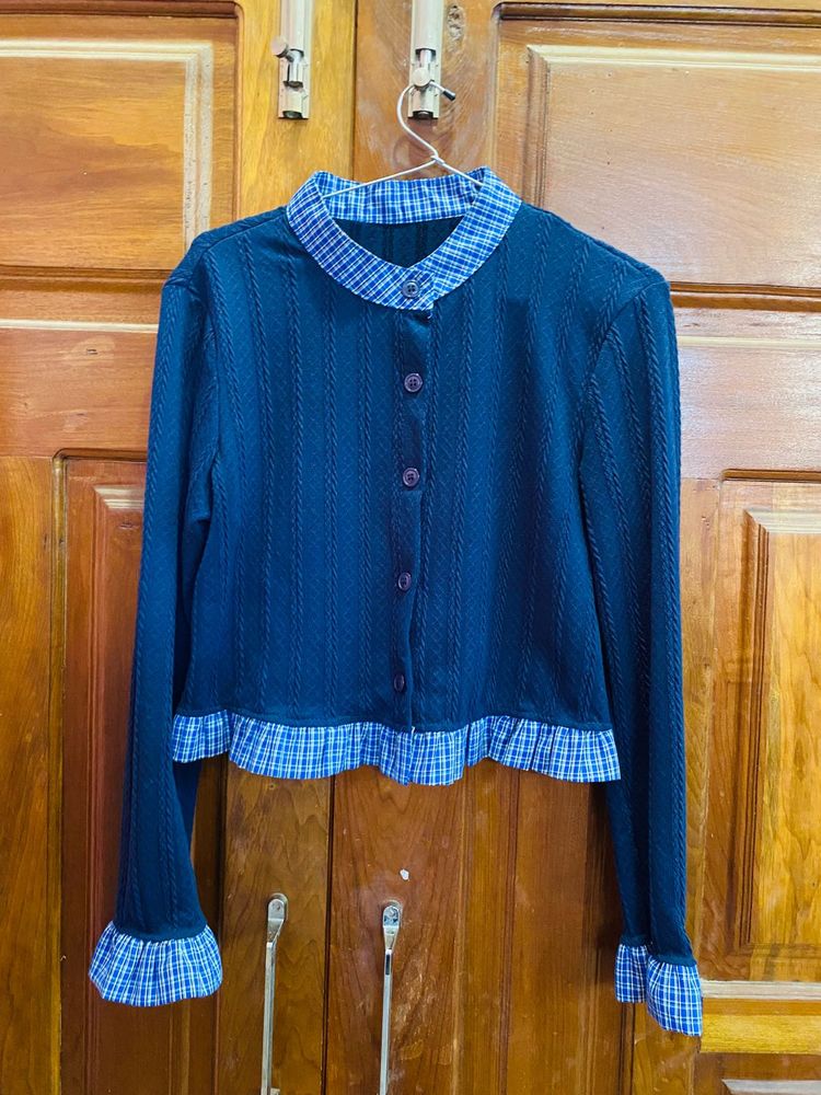 Cute Ruffle Cardigan