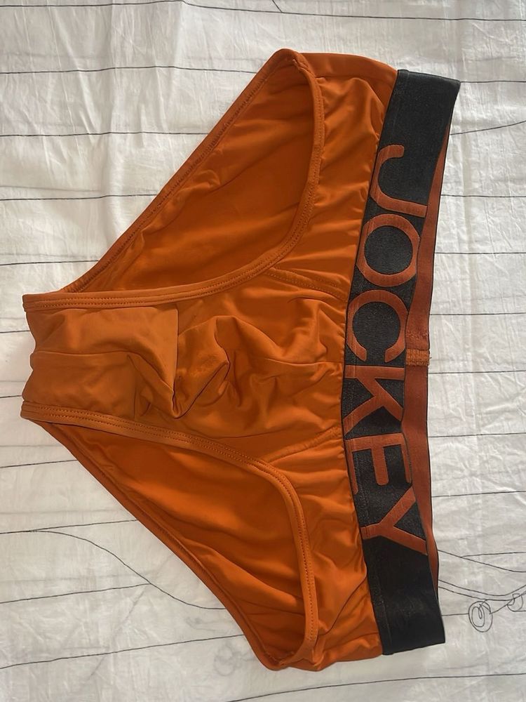 Jockey Men's Orange Briefs