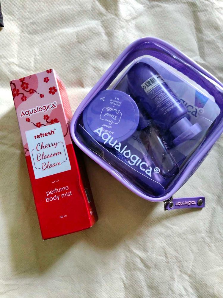 Aqualogica Perfume Body Mist &amp; Travel Kit