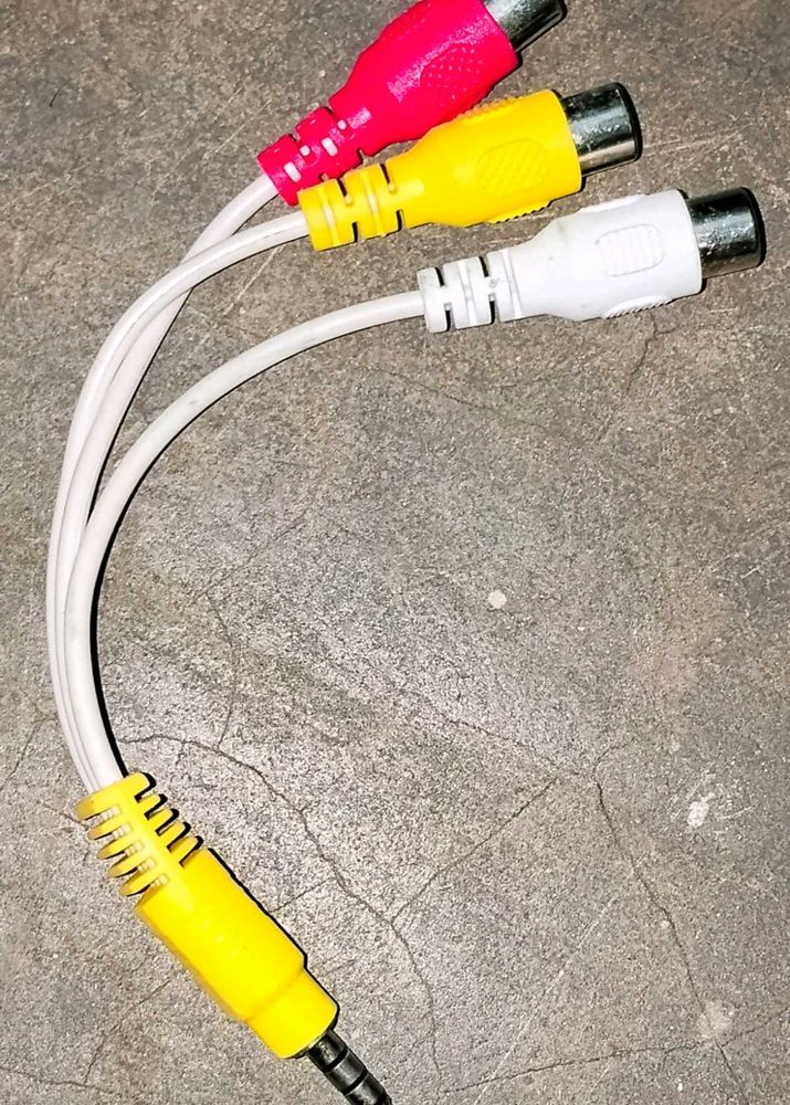 AV Aux Cable - Connectors for Audio/Video/Android.