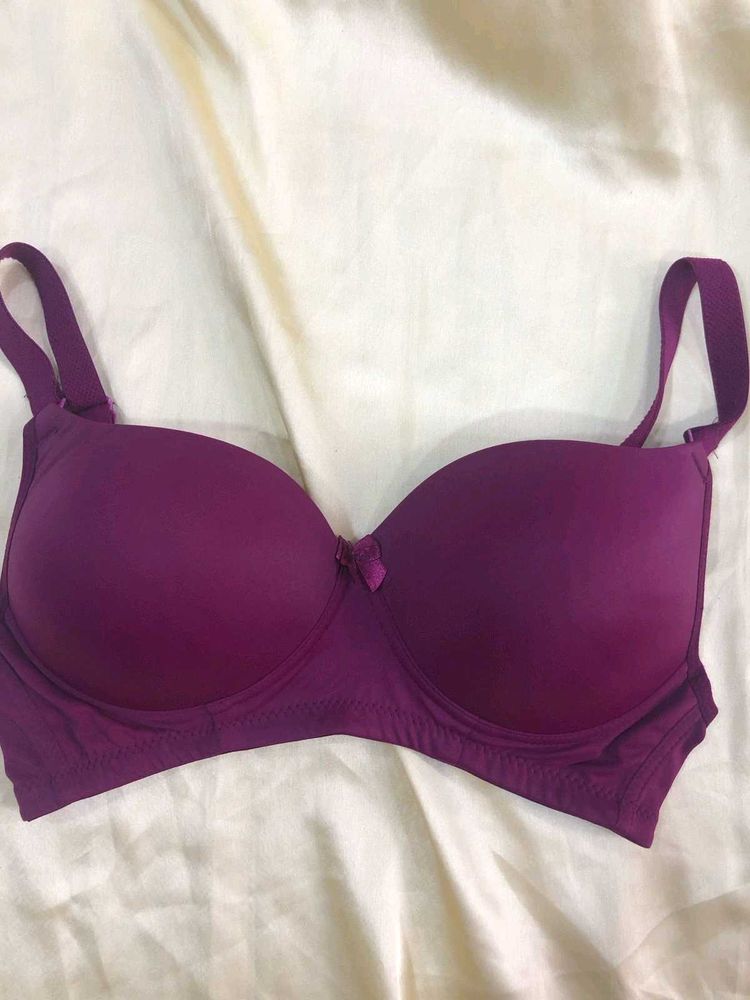 Plum Padded Bra