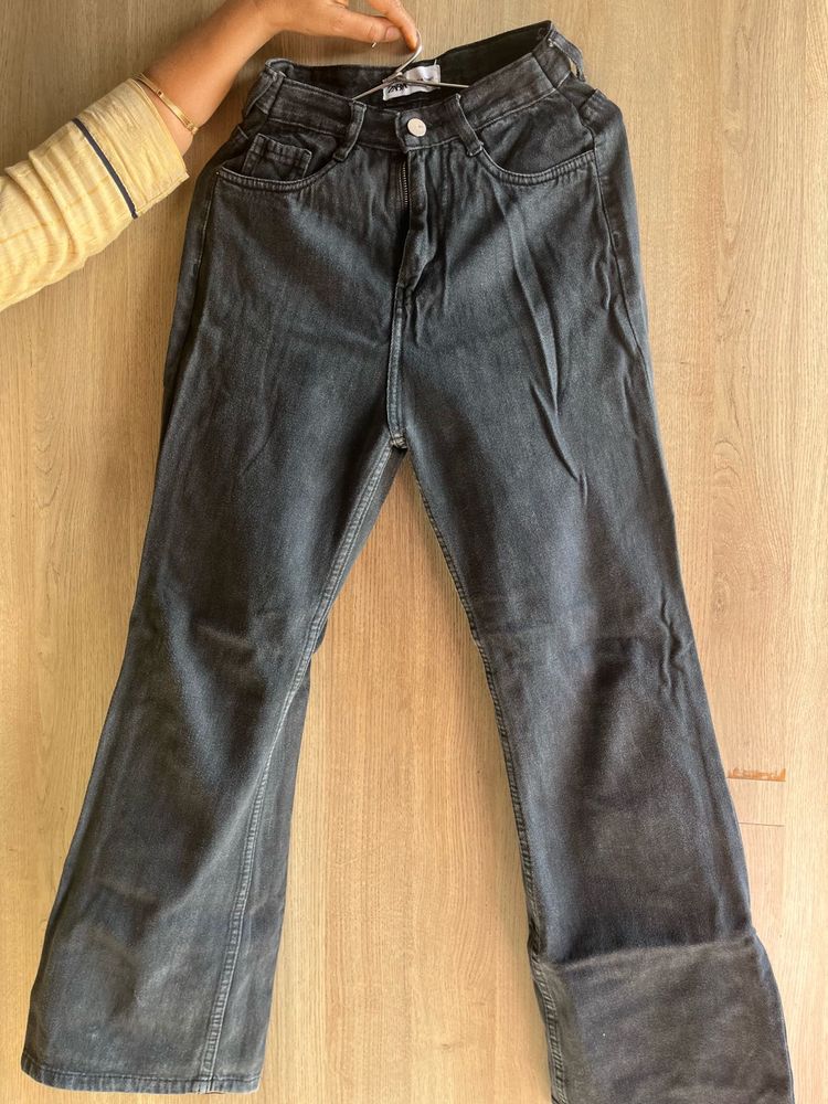 Black Flare Jeans