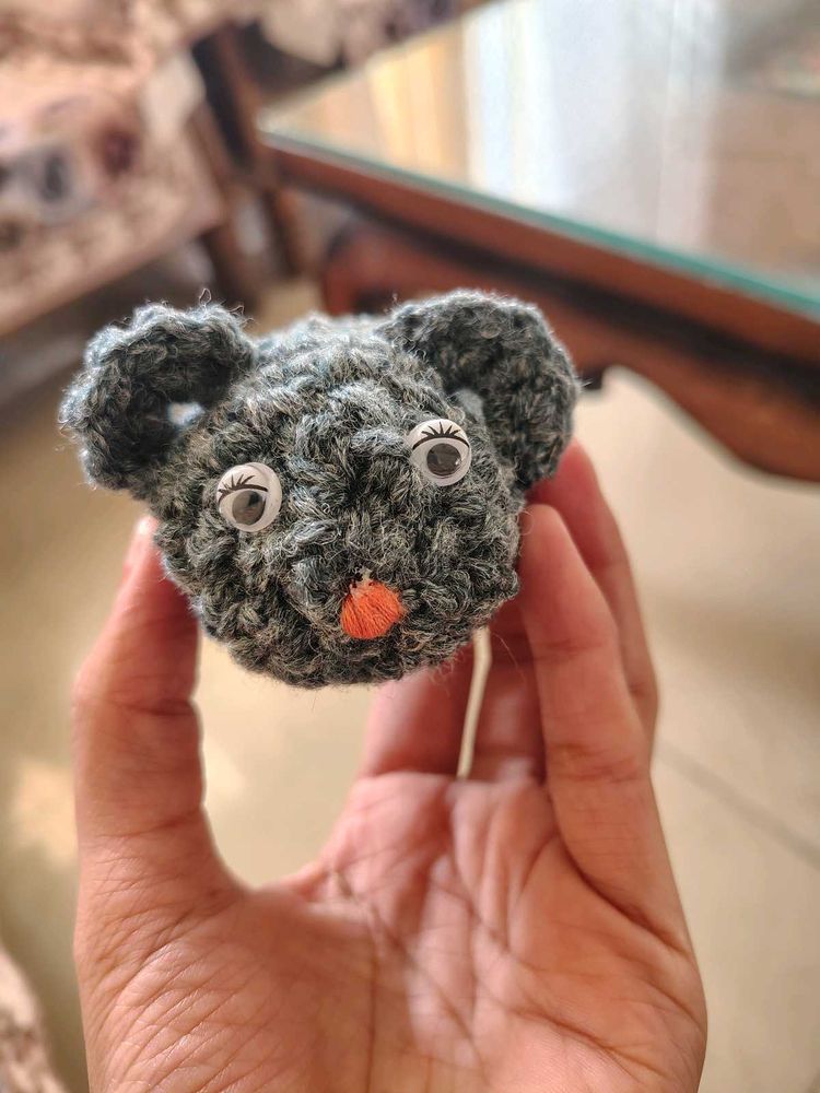 Handmade Crochet Mouse Toy
