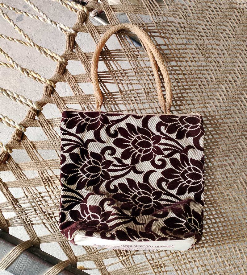 Floral Print Tote Bag