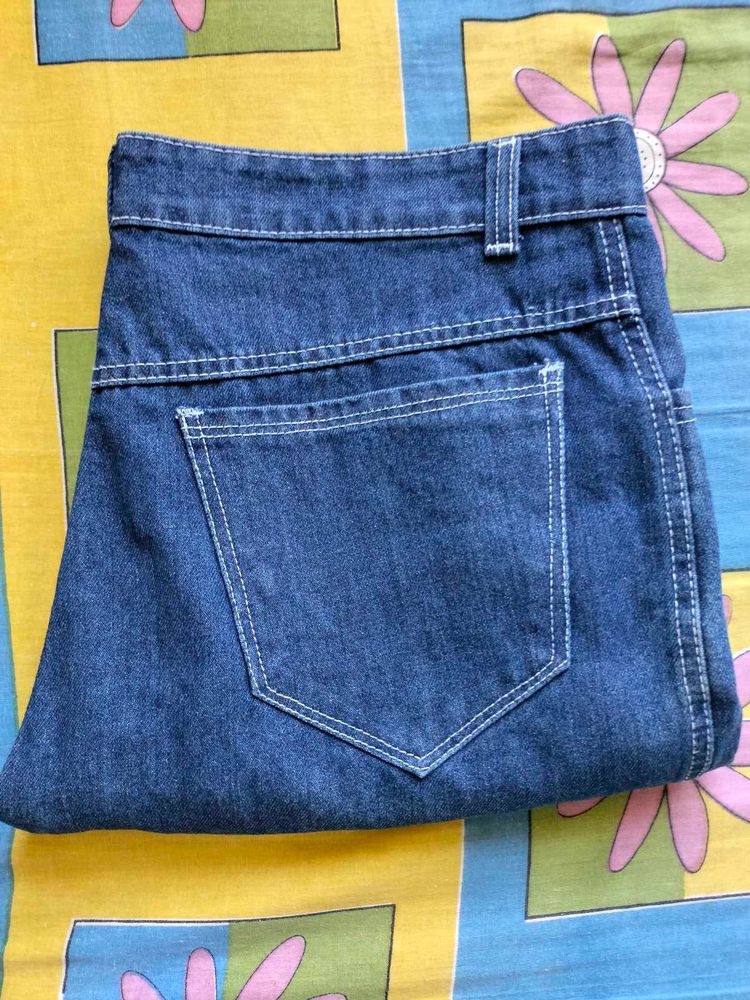 Dark Blue Denim Jeans