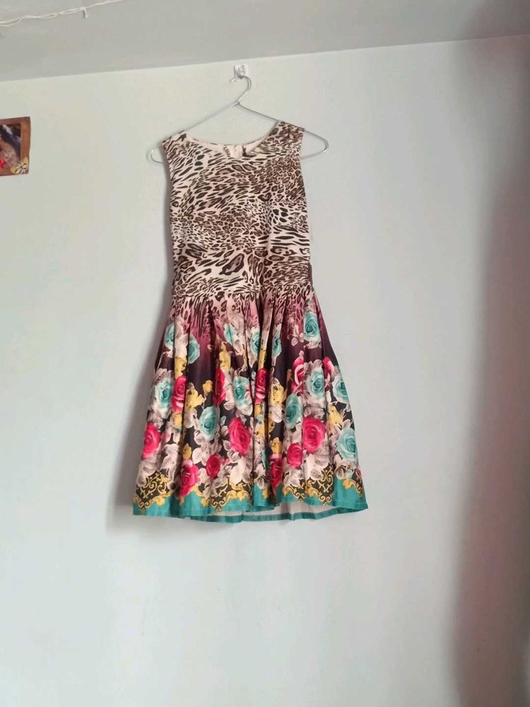 Floral &amp; Animal Print Dress