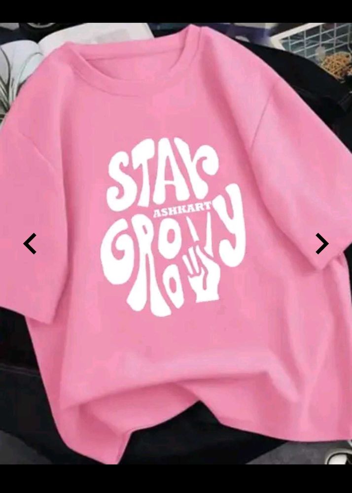 pink graphic t shirt