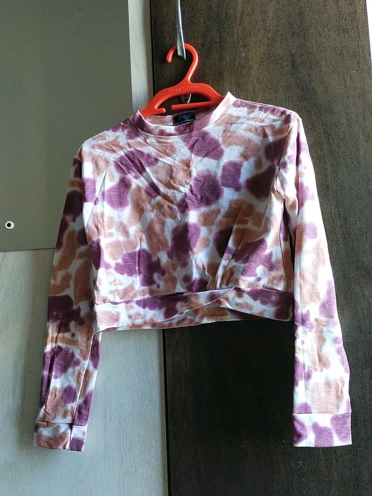 Tie-dye Crop Top