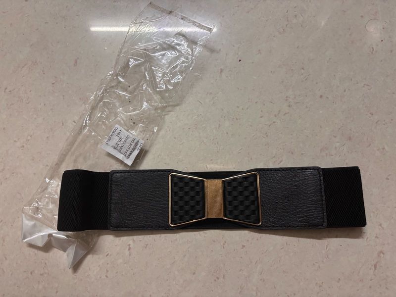 Fashion Belt with Bow Buckle