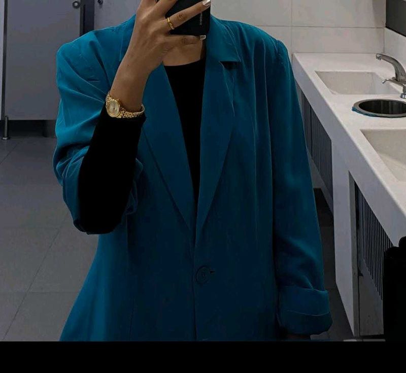 Stylish Teal Blazer
