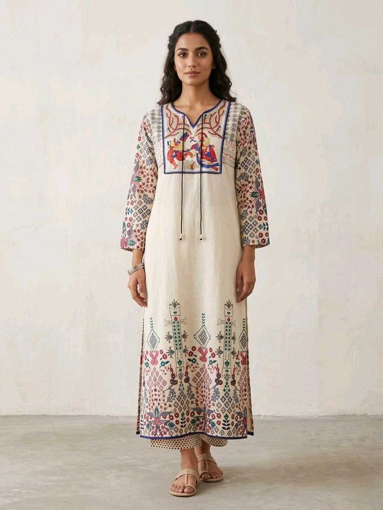Elegant Embroidered Kurti