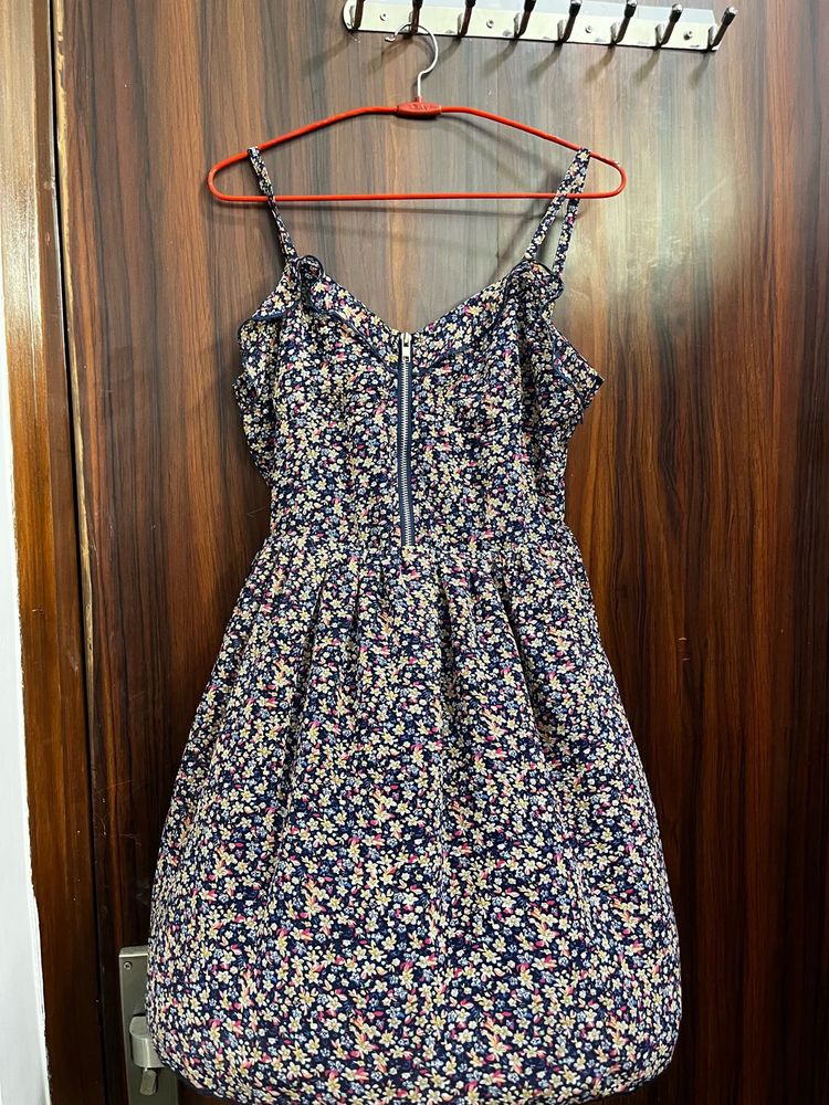 Floral Print Mini Dress