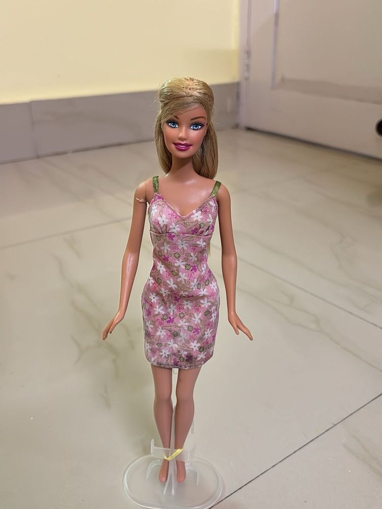 Barbie Doll with Floral Dress