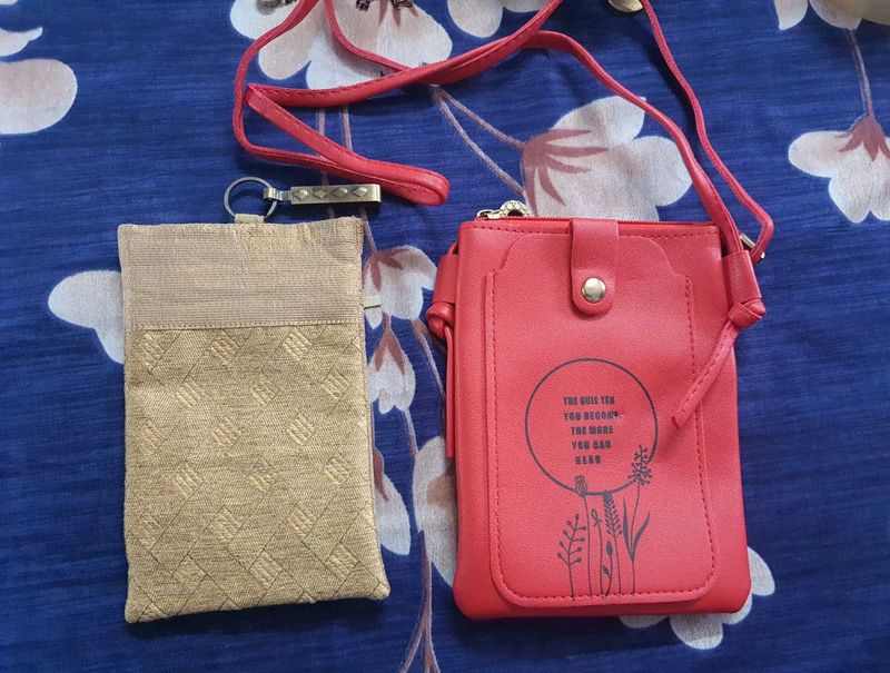 Cute mobile Sling Bags combo