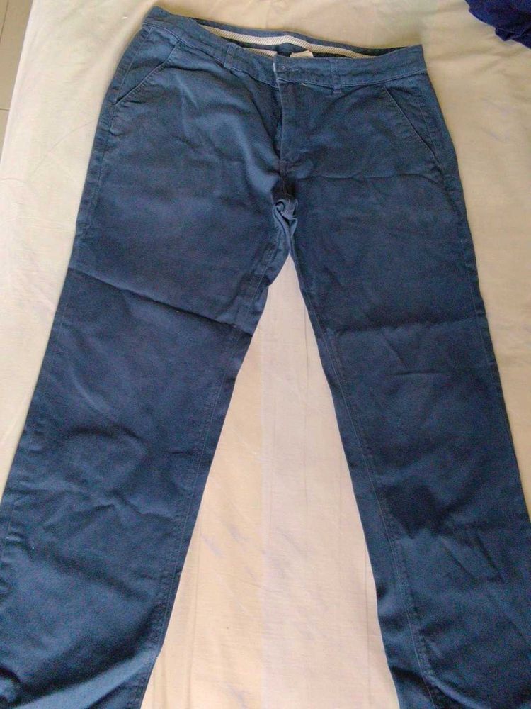 Men's Blue Chinos