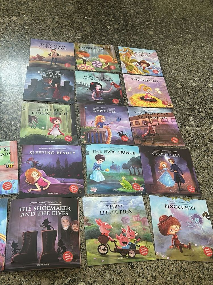 Set of 15 Children's Fairy Tale Books