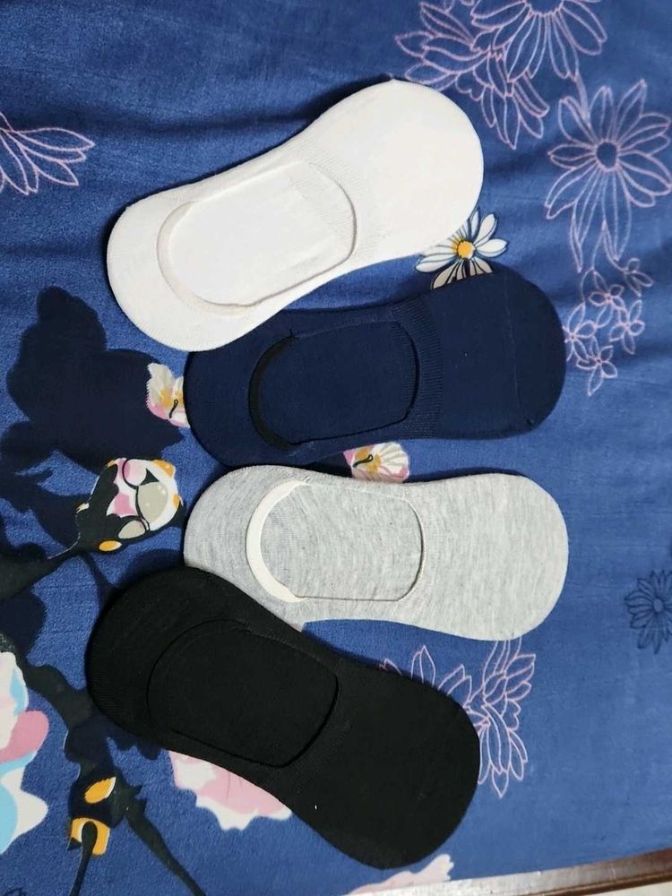 No-Show Socks - 4 Pack