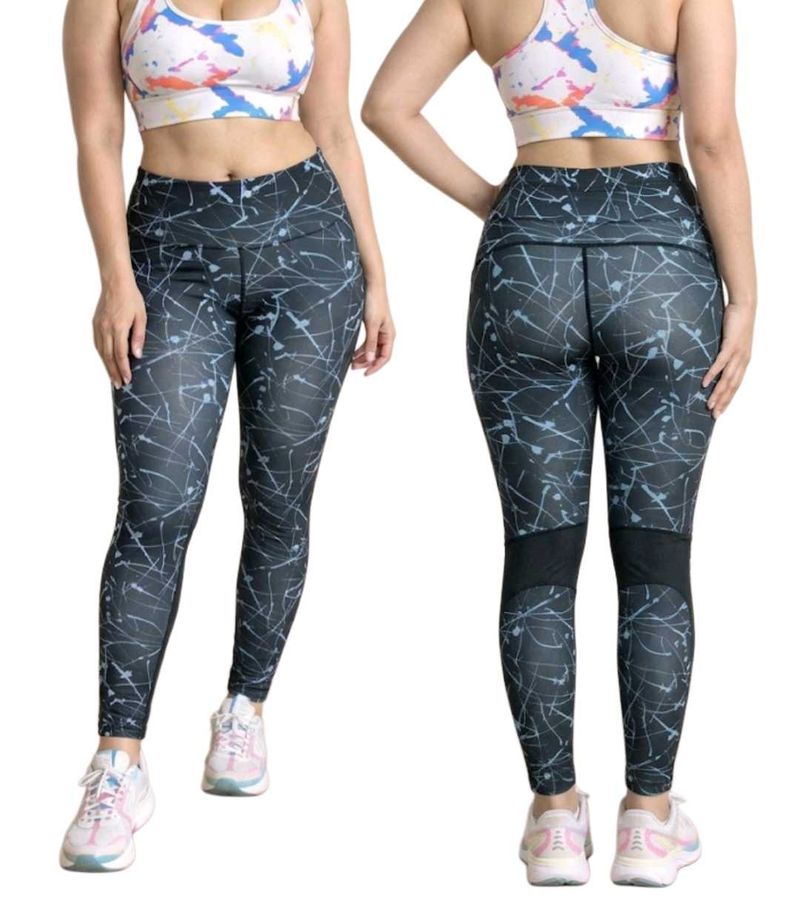 Stylish Printed Gym Leggings Free Size