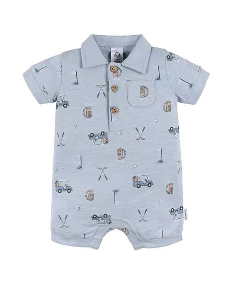 Baby Golf Print Romper