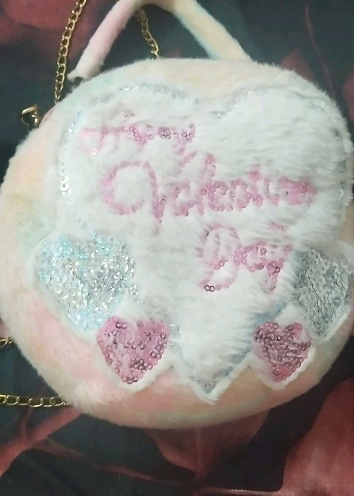 Valentine's Day Heart Purse with side purs