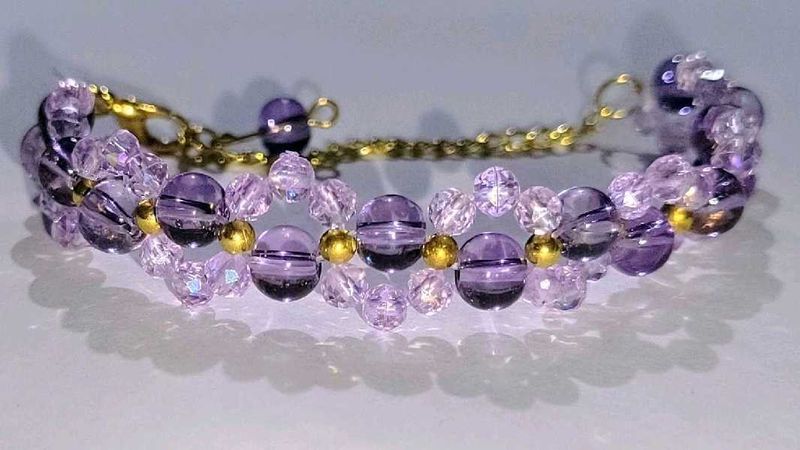 Purple Beaded Bracelet 💜