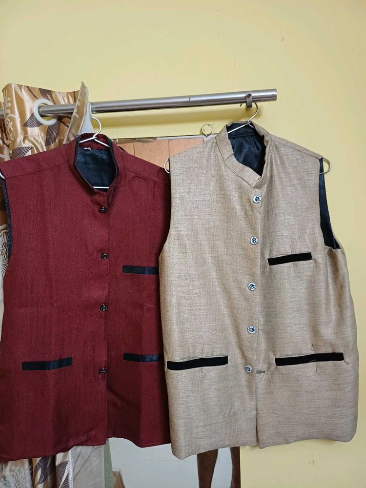 Elegant Men's Waistcoat Set of 2
