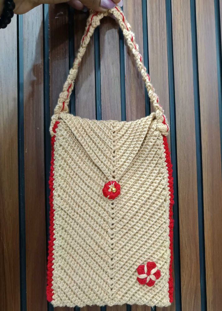 Handmade Crochet Clutch Bag