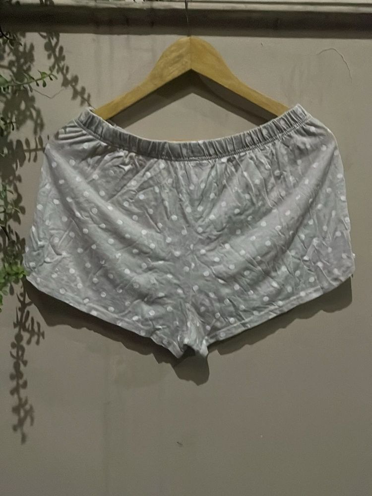 Cute Polka Dot Pajama Shorts