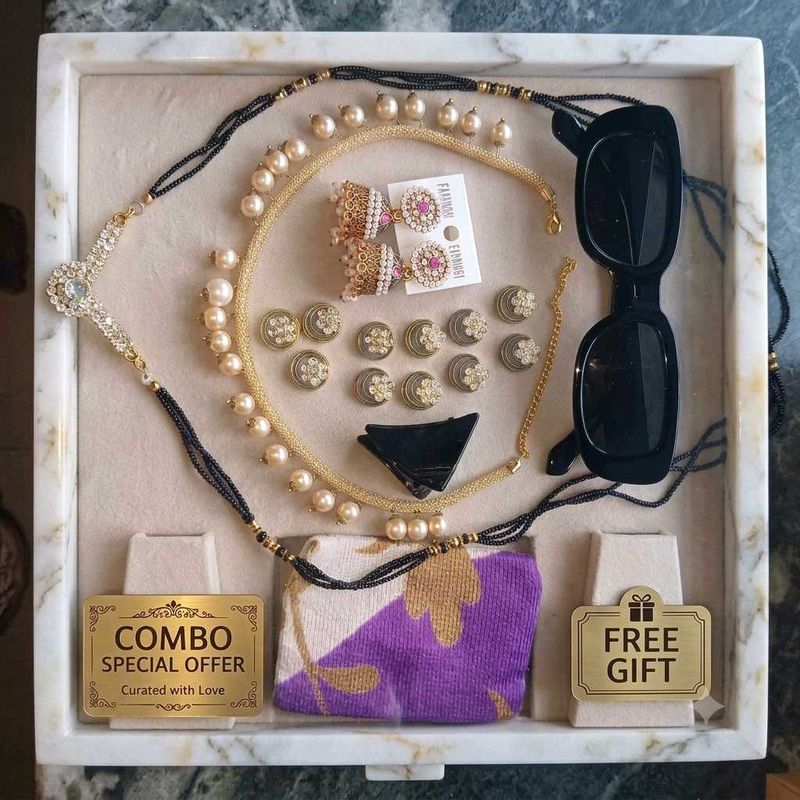 Elegant Indian Jewelry Combo Set