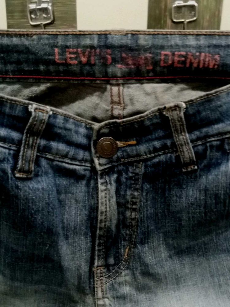 Men's Distressed Blue Jeans Levi'S
