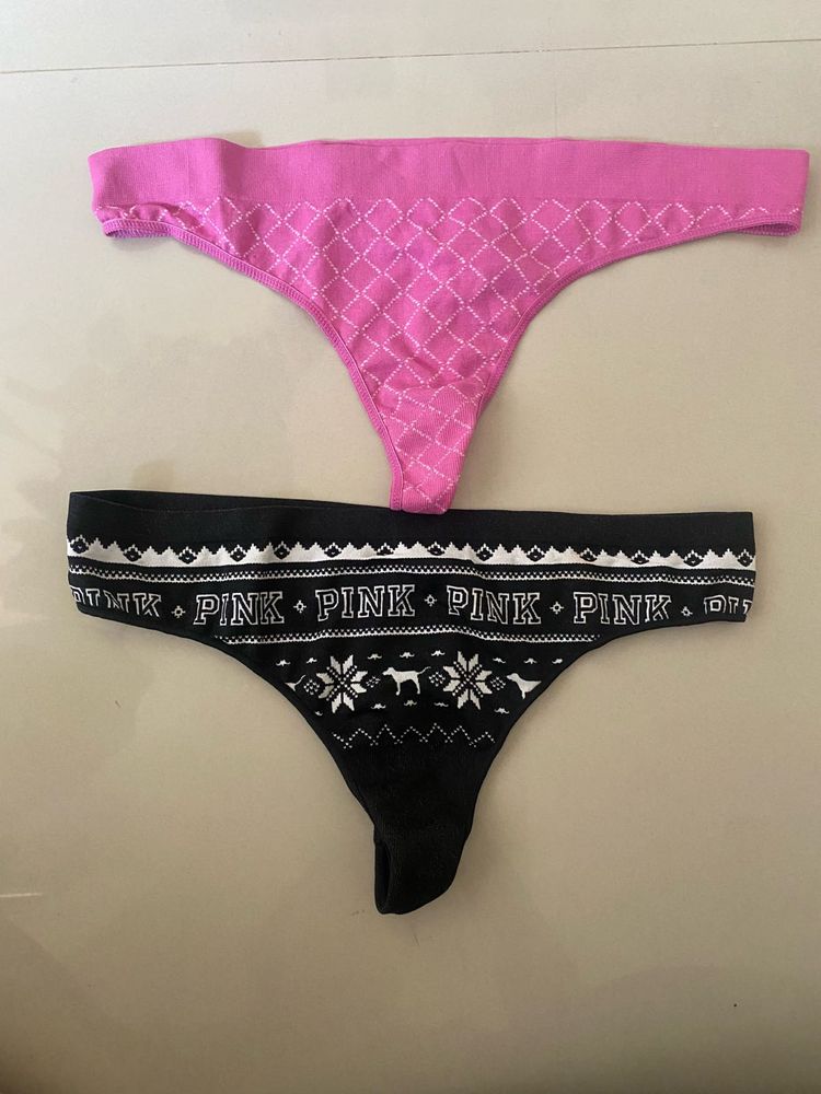 Victoria's Secret PINK Thong Panties (2-Pack)