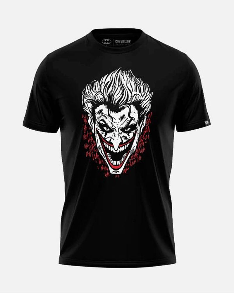 Joker Graphic Print Black T-Shirt