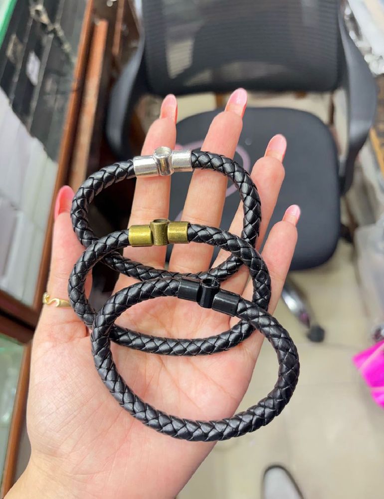 Braided Leather Bracelet (any1)