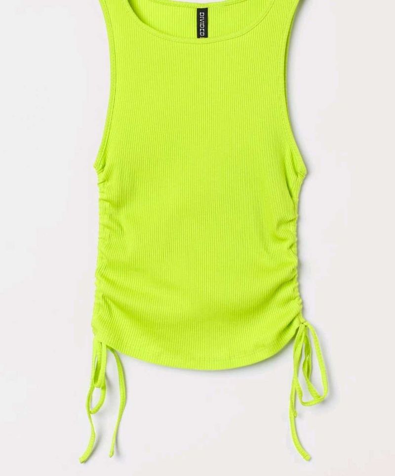 H&amp;M New Green Tie Top