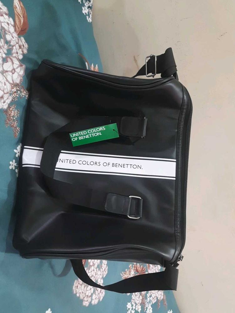 Benetton Black Crossbody Bag