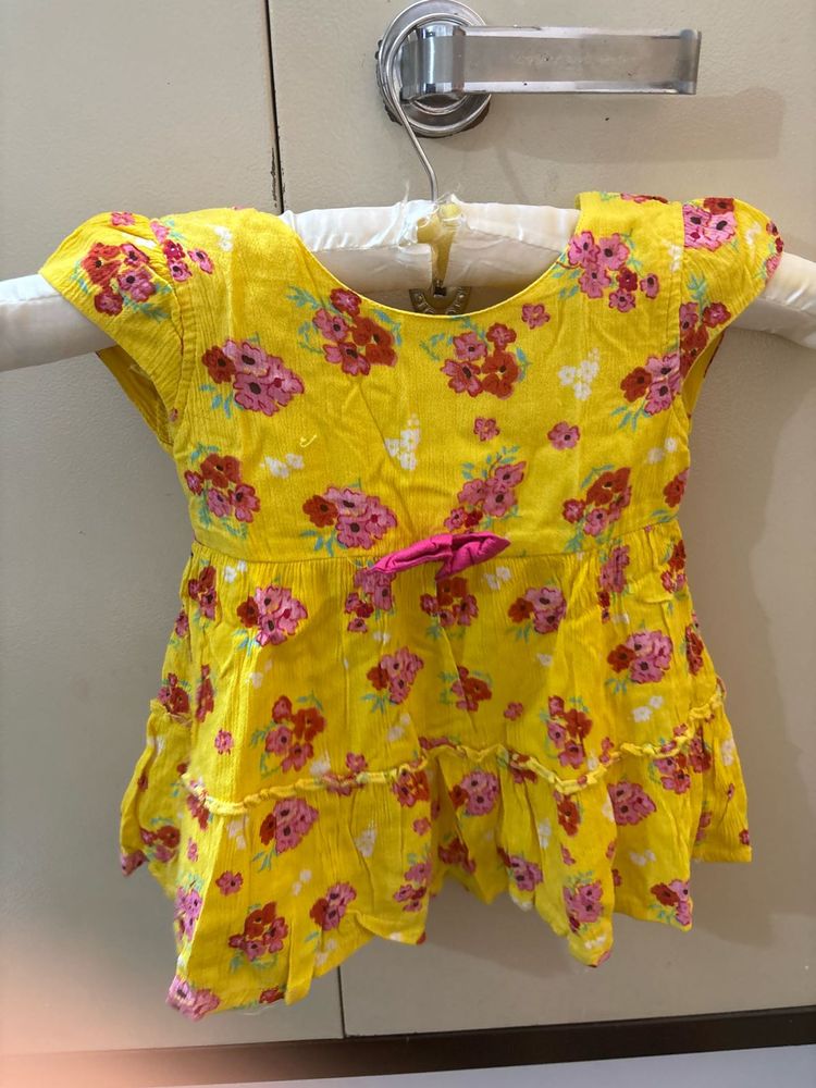 Cute Yellow Floral Dress