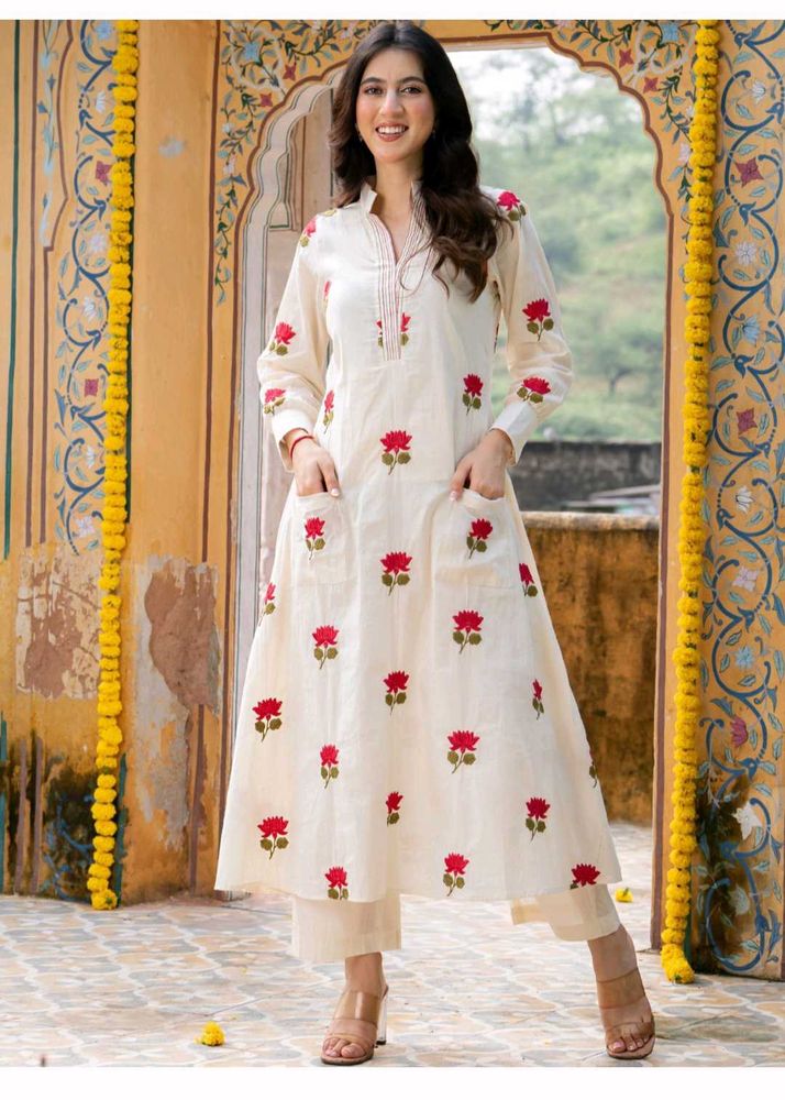Elegant Embroidered Kurta Set