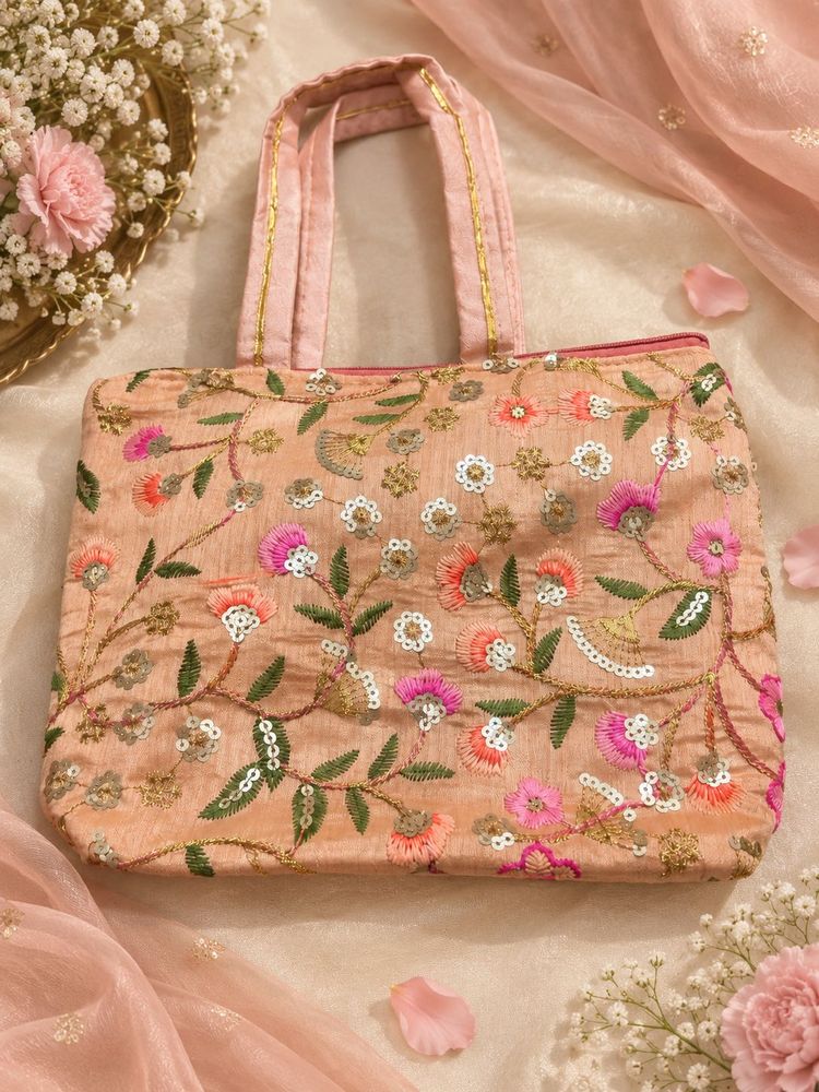 Embroidered Tote Bag