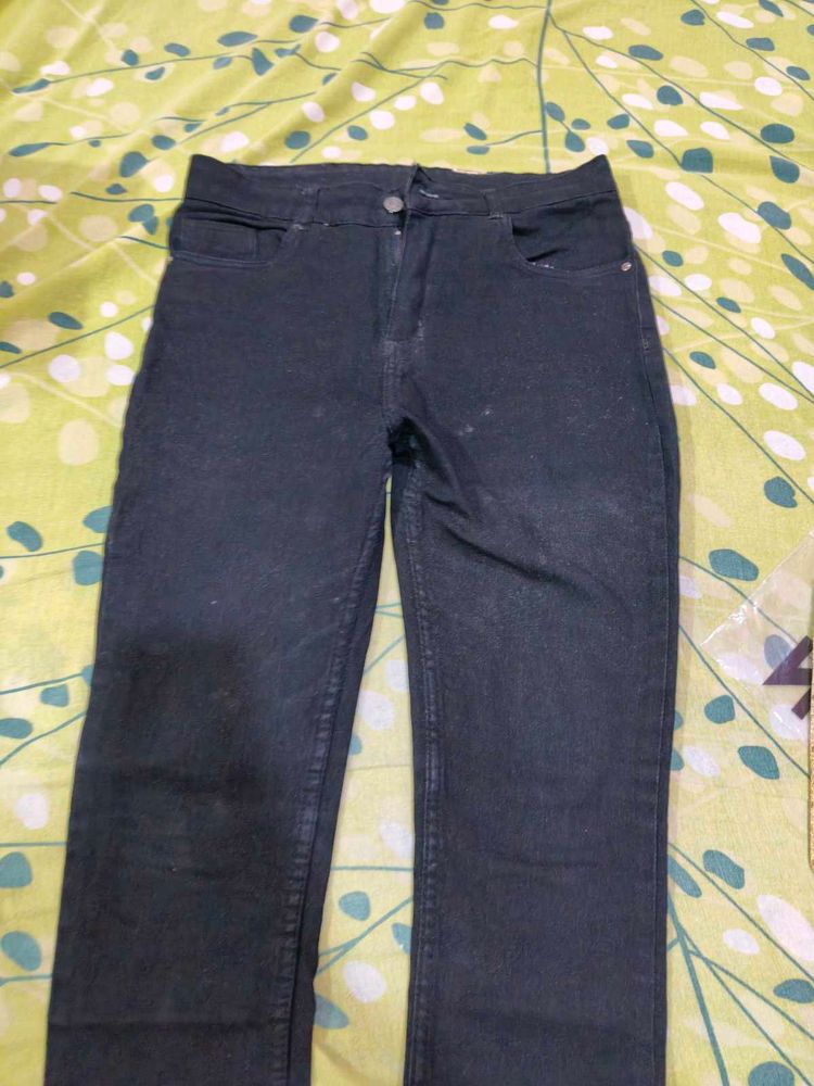 Classic Black Denim Jeans